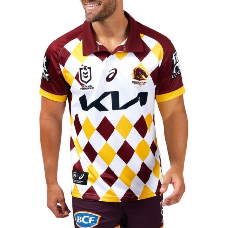 Brisbane Broncos Mens Heritage Rugby Jersey 2024