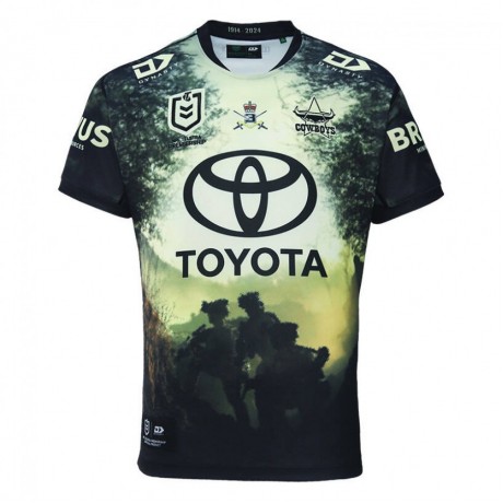 North Queensland Cowboys Mens Defence Rugby Jersey 2024