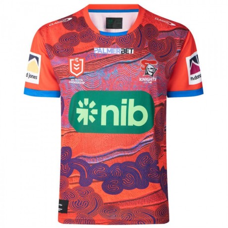 Newcastle Knights Mens Indigenous Rugby Jersey 2024