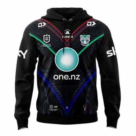 New Zealand Warriors Mens Indigenous Rugby Hoodie 2024