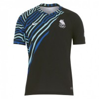 Paris Olympics 2024 Fiji Sevens Mens Away Rugby Jersey