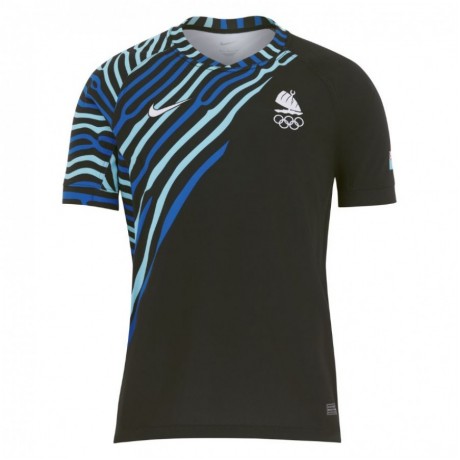 Paris Olympics 2024 Fiji Sevens Mens Away Rugby Jersey