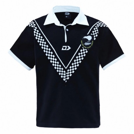 New Zealand Kiwis Mens Throwback Black Rugby Jersey 2024