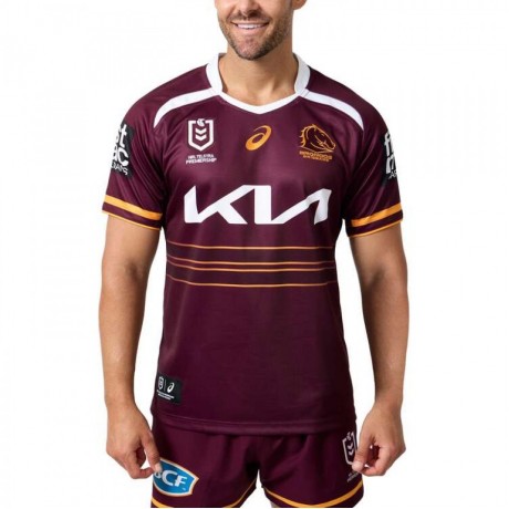 Brisbane Broncos Mens Home Rugby Jersey 2025