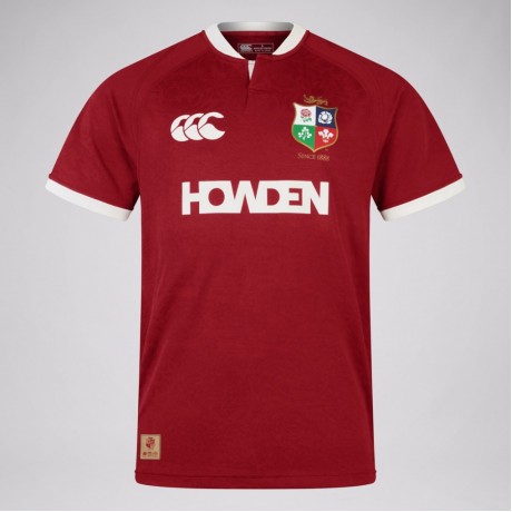 British And Irish Lions Red Rugby Jersey 2025