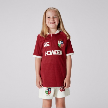 Junior British And Irish Lions Red Rugby Jersey 2025