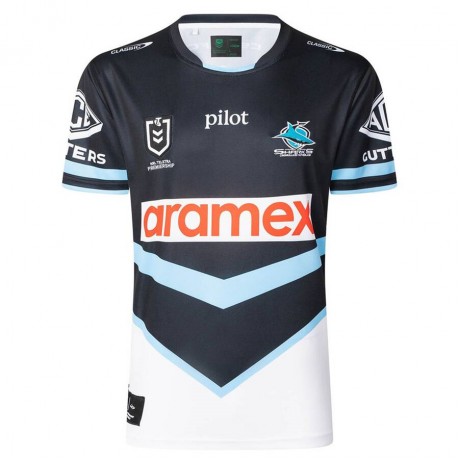 Cronulla-Sutherland Sharks Mens Away Rugby Jersey 2025