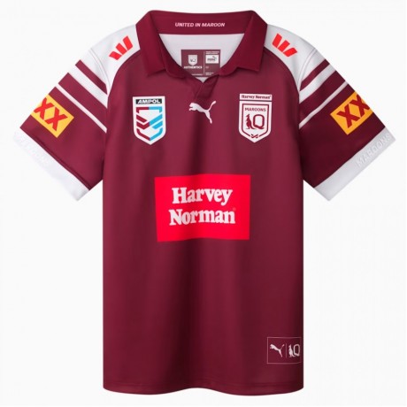 Harvey Norman QLD Maroons Mens Rugby Jersey 2025