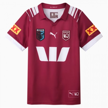 QLD Maroons Mens Home Rugby Jersey 2025