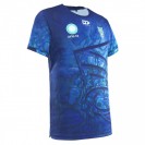 New Zealand Warriors Mens Warm Up Paua Rugby Tee 2025