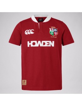 British And Irish Lions Classic Red Rugby Jersey 2025