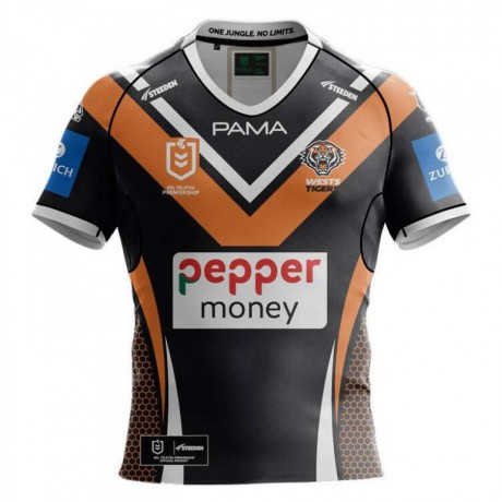 Wests Tigers Mens Home Rugby Jersey 2025