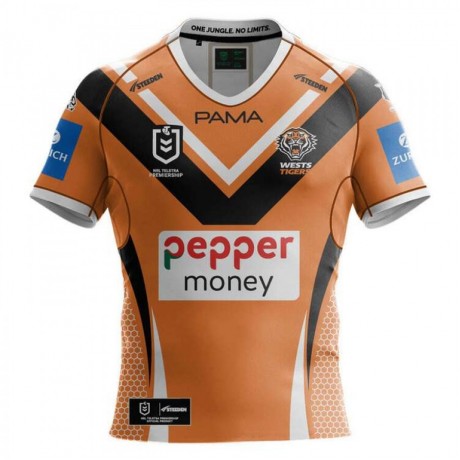 Wests Tigers Mens Away Rugby Jersey 2025