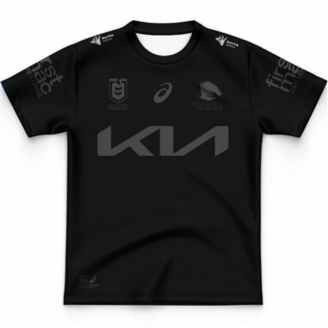 Brisbane Broncos Youth Black Rugby Jersey 2025