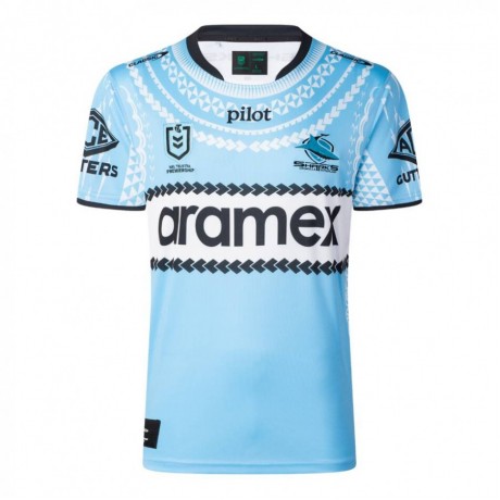 Cronulla-Sutherland Sharks Mens Pasifika Rugby Jersey 2025