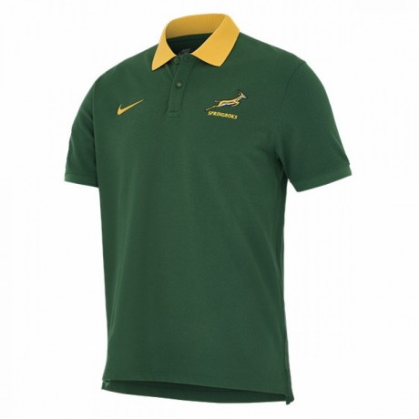 South Africa Springboks Mens Pique Rugby Polo 2025