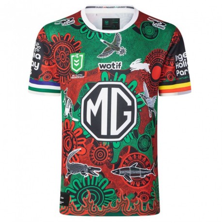 South Sydney Rabbitohs Mens Indigenous Rugby Jersey 2025