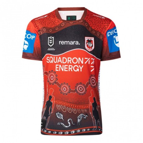 St George Illawarra Dragons Mens Indigenous Rugby Jersey 2025