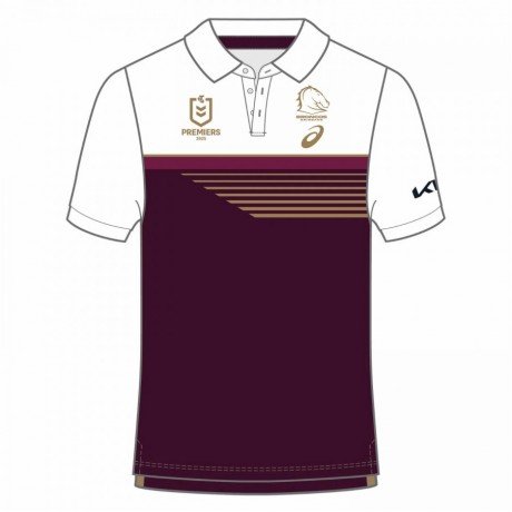 Brisbane Broncos Men's Premiers Rugby Polo 2025