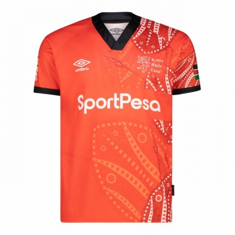 Kenya Rugby Mens Sevens Home Rugby Jersey 2025