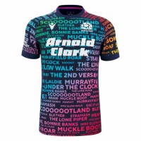 Scotland Mens Rainbow Training Rugby Jersey 2025