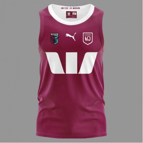 QLD Maroons Men's Training Singlet 2024