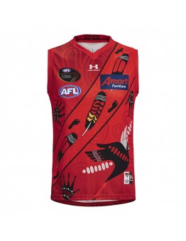 2021 Essendon Under Armour Mens Dreamtime Guernsey