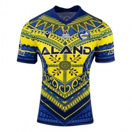 Parramatta Eels Mens Pasifika Training Rugby Jersey 2023