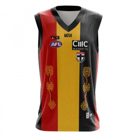 St Kilda Saints AFL Mens Indigenous Guernsey 2023