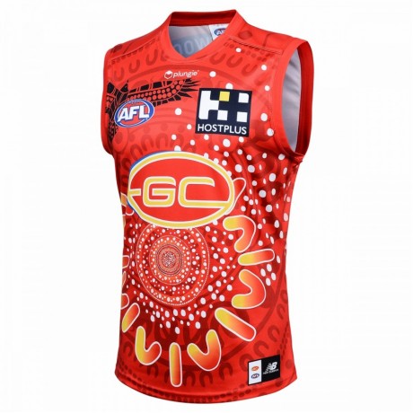 Gold Coast Suns AFL Mens Indigenous Guernsey 2023