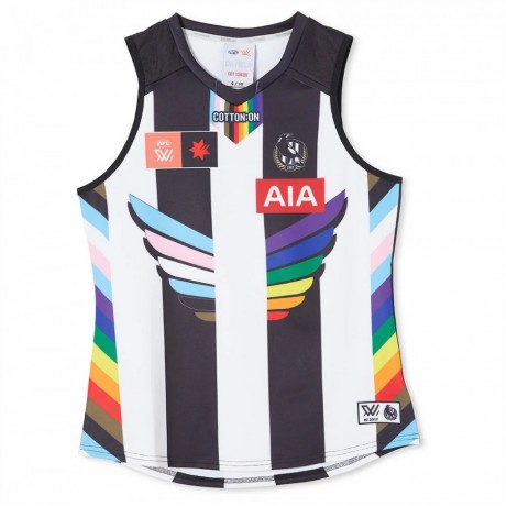 Collingwood Magpies Mens Season 8 AFLW Pride Guernsey