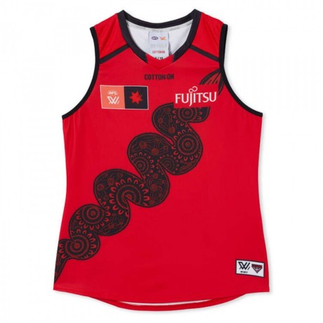 Essendon Bombers Men's Season 8 AFLW Indigenous Guernsey