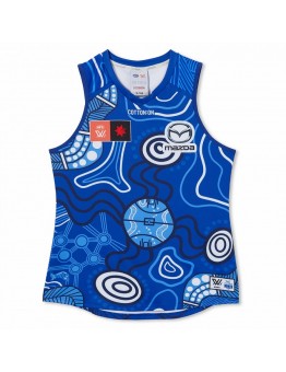 North Melbourne Kangaroos Mens Season 8 AFLW Indigenous Guernsey
