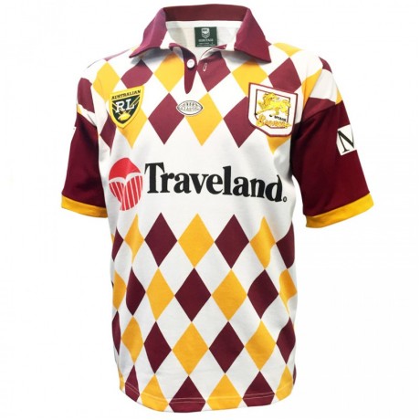 Brisbane Broncos Retro Rugby Jersey 1995