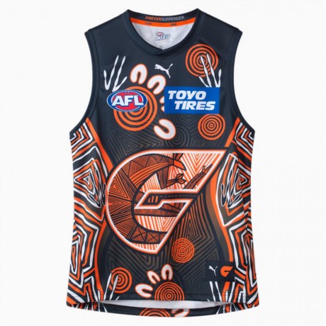 GWS Giants AFL Mens Indigenous Guernsey 2024