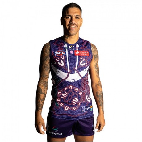 Fremantle Dockers Mens Indigenous AFL Guernsey 2024