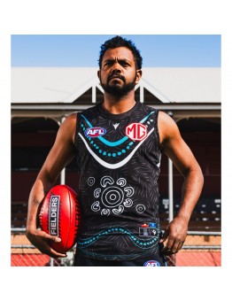 Port Adelaide Mens First Nations AFL Guernsey 2024