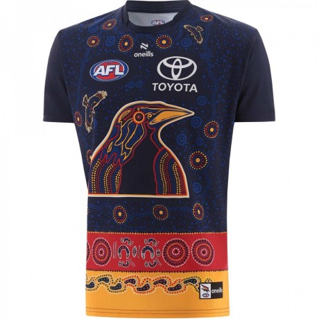 Adelaide Crows AFL Mens First Nations Run Out Tee 2025