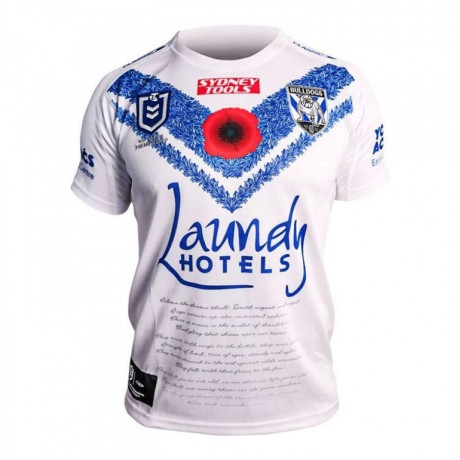 Canterbury-Bankstown Bulldogs Mens Anzac Rugby Jersey 2023