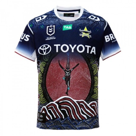 North Queensland Cowboys Mens Indigenous Rugby Jersey 2023