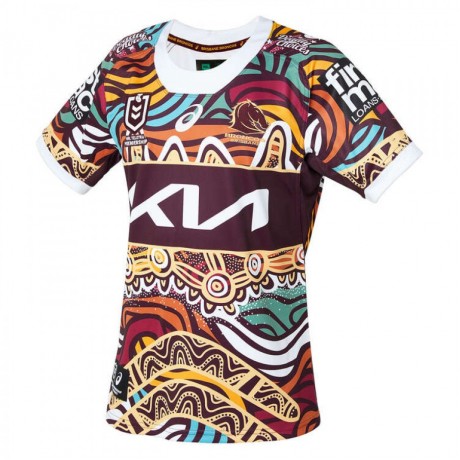 Brisbane Broncos Mens Indigenous Rugby Jersey 2023